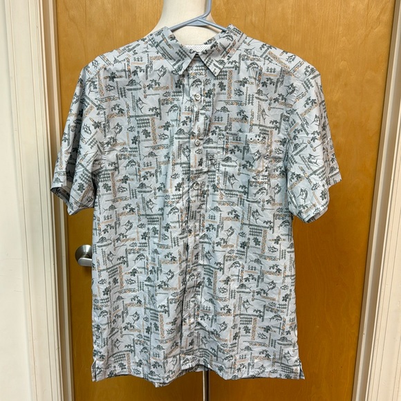 Columbia Short Sleeve 40 UFP Fishermen Shirt NWT - Picture 1 of 5